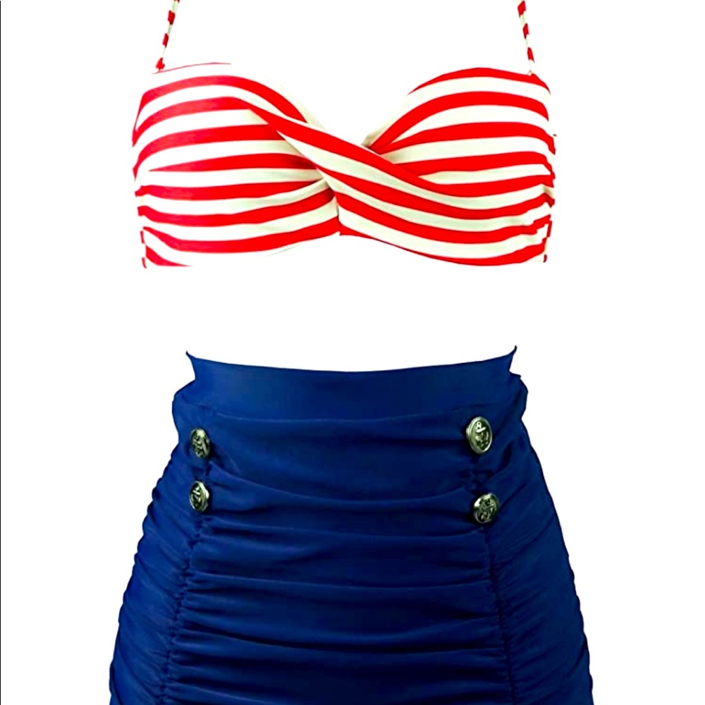 Vintage polka dot bikini!